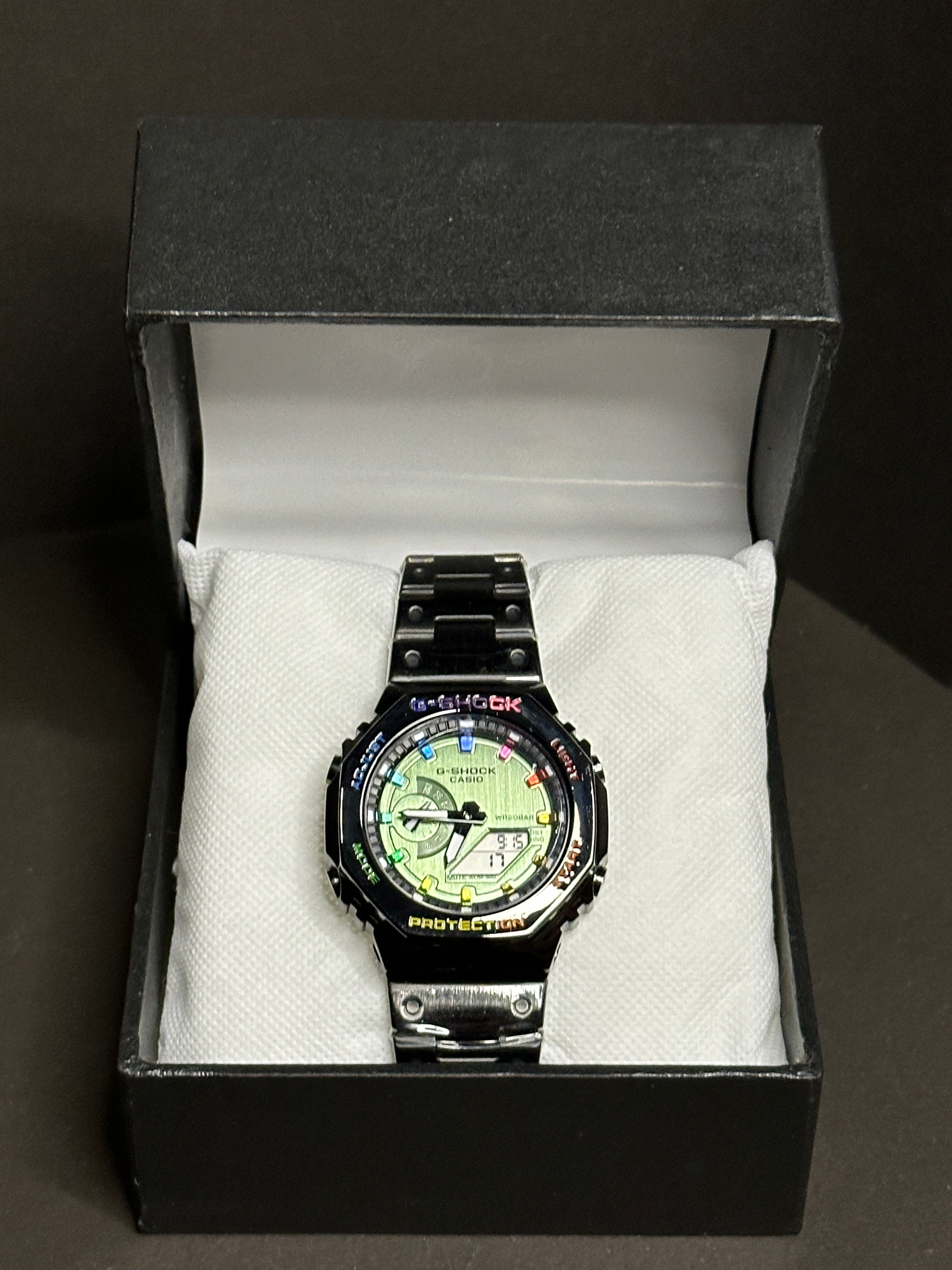 G-Shock (Casio GA2100) Rainbow Bezel edition