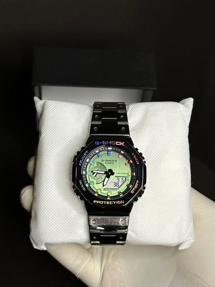 G-Shock (Casio GA2100) Rainbow Bezel edition